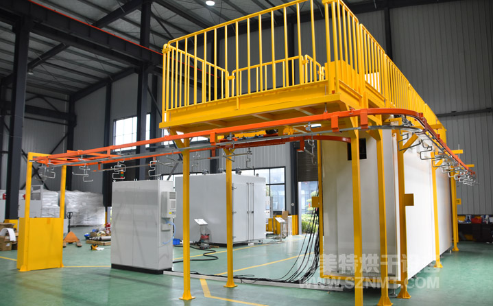 汽車內飾件自動化隧道爐烘烤線